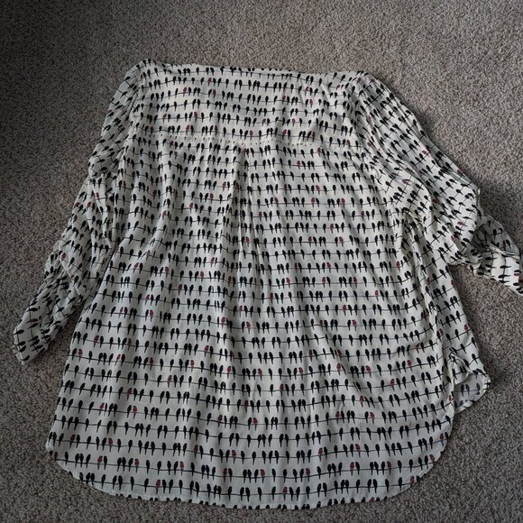 EUCJane & Delancey Anthropologie tunic blouse, size 3X - Picture 9 of 9